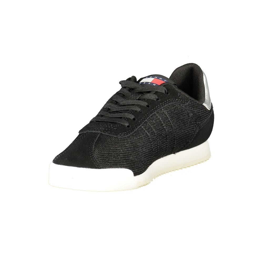 Tommy Hilfiger Nero Polyester Women Sneaker | Regal Royce