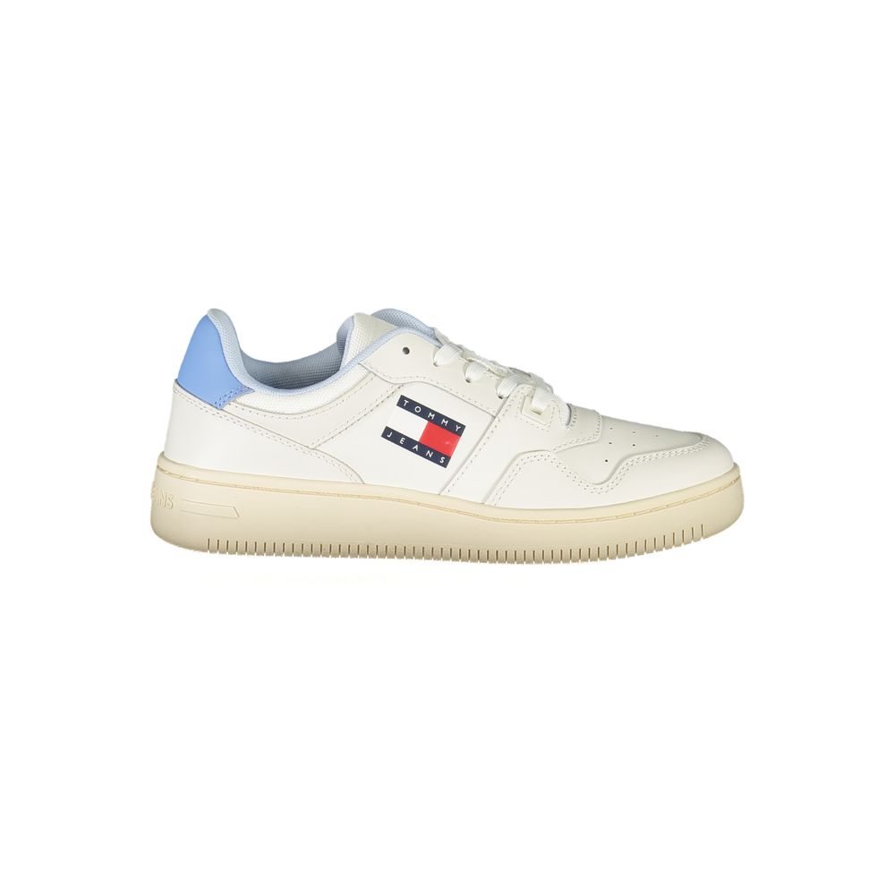 Tommy Hilfiger White Polyurethane Women Sneaker | Regal Royce