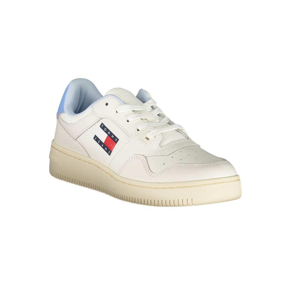 Tommy Hilfiger White Polyurethane Women Sneaker | Regal Royce