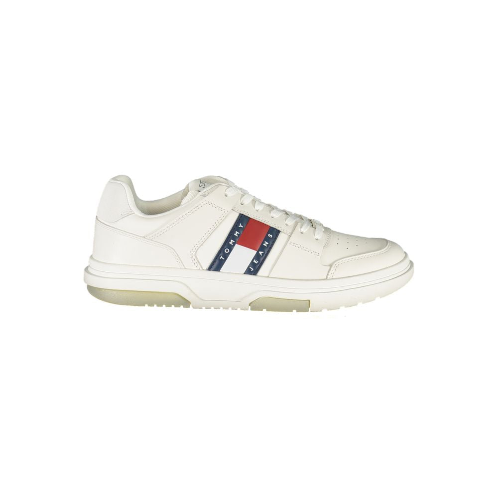 Tommy Hilfiger White Polyurethane Men Sneaker | Regal Royce