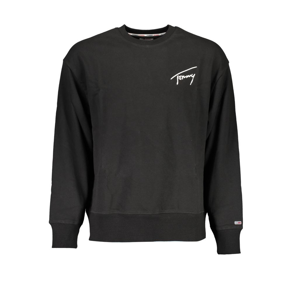 Tommy Hilfiger Black Cotton Men's Sweatshirt | Regal Royce