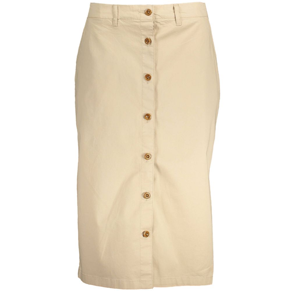 Gant Beige Cotton Women Skirt | Regal Royce