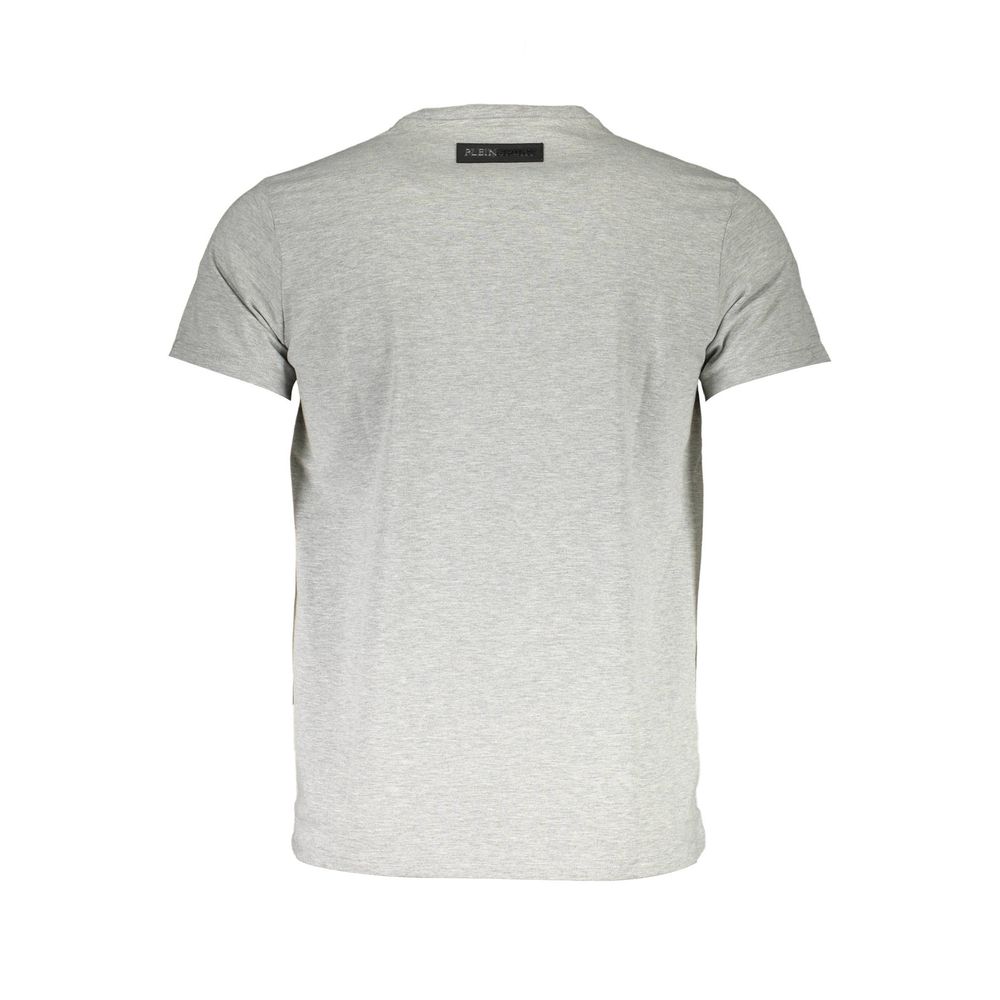 Plein Sport Grigio Cotton Mens T-Shirt | Regal Royce