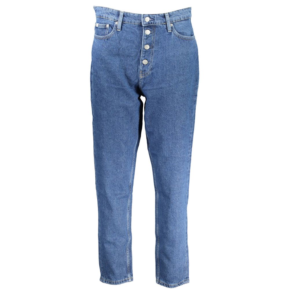Calvin Klein Blue Cotton Women Jeans | Regal Royce