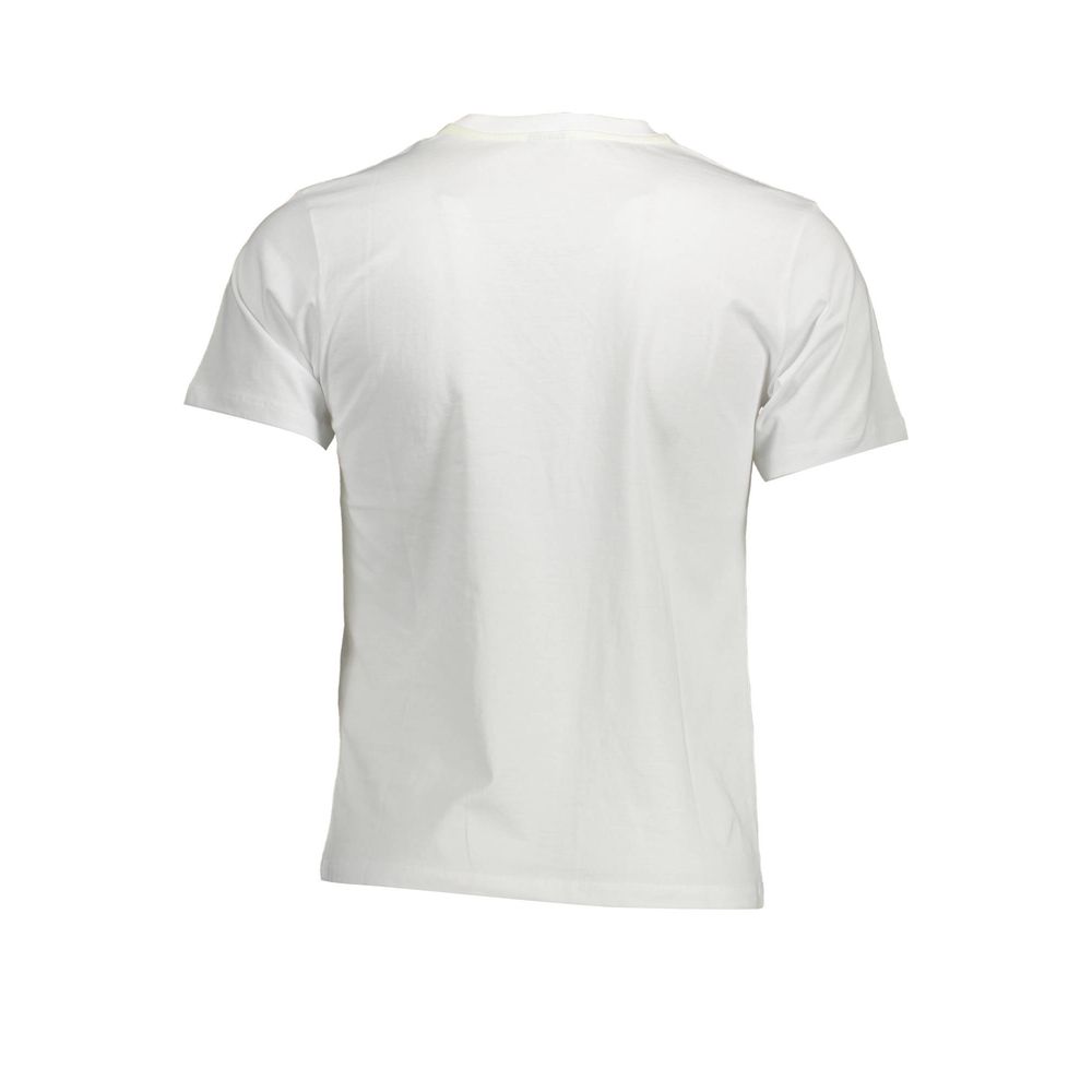 North Sails White Cotton Men T-Shirt | Regal Royce
