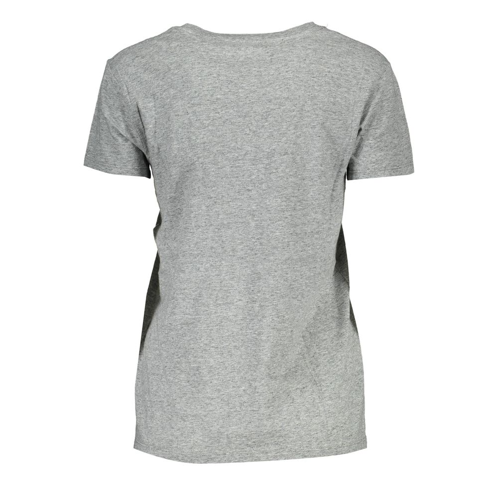 Levi's Grigio Cotton Women T-Shirt | Regal Royce