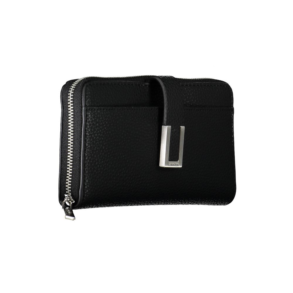 Calvin Klein Nero Polyurethane Women Wallet | Regal Royce