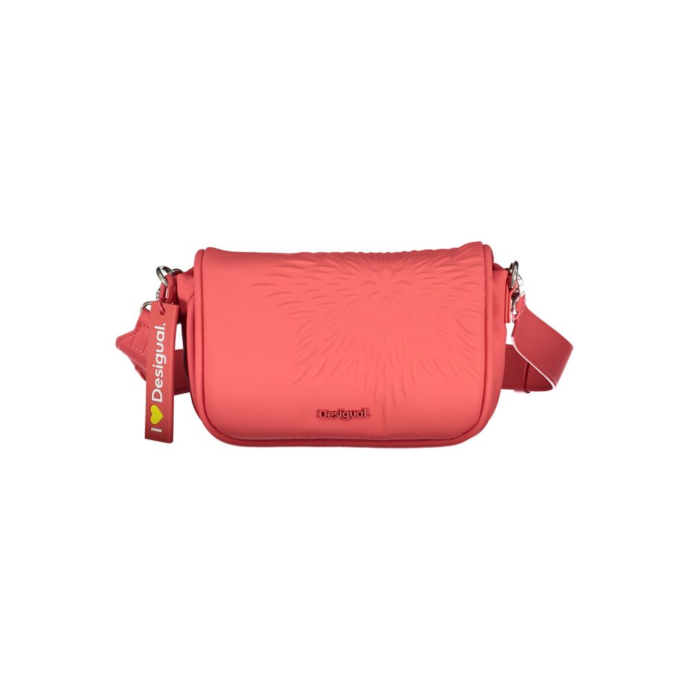 Desigual Rosso Polyurethane Women Handbag | Regal Royce