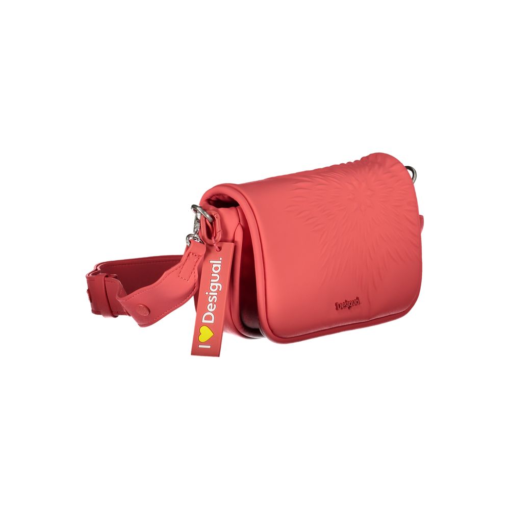 Desigual Rosso Polyurethane Women Handbag | Regal Royce