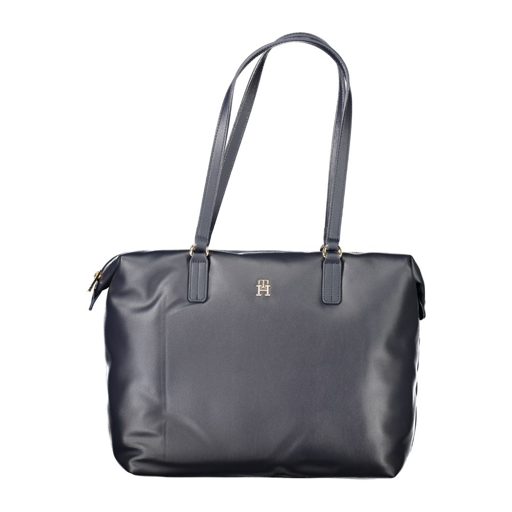 Tommy Hilfiger Blue Polyester Women Shoulder Bag | Regal Royce