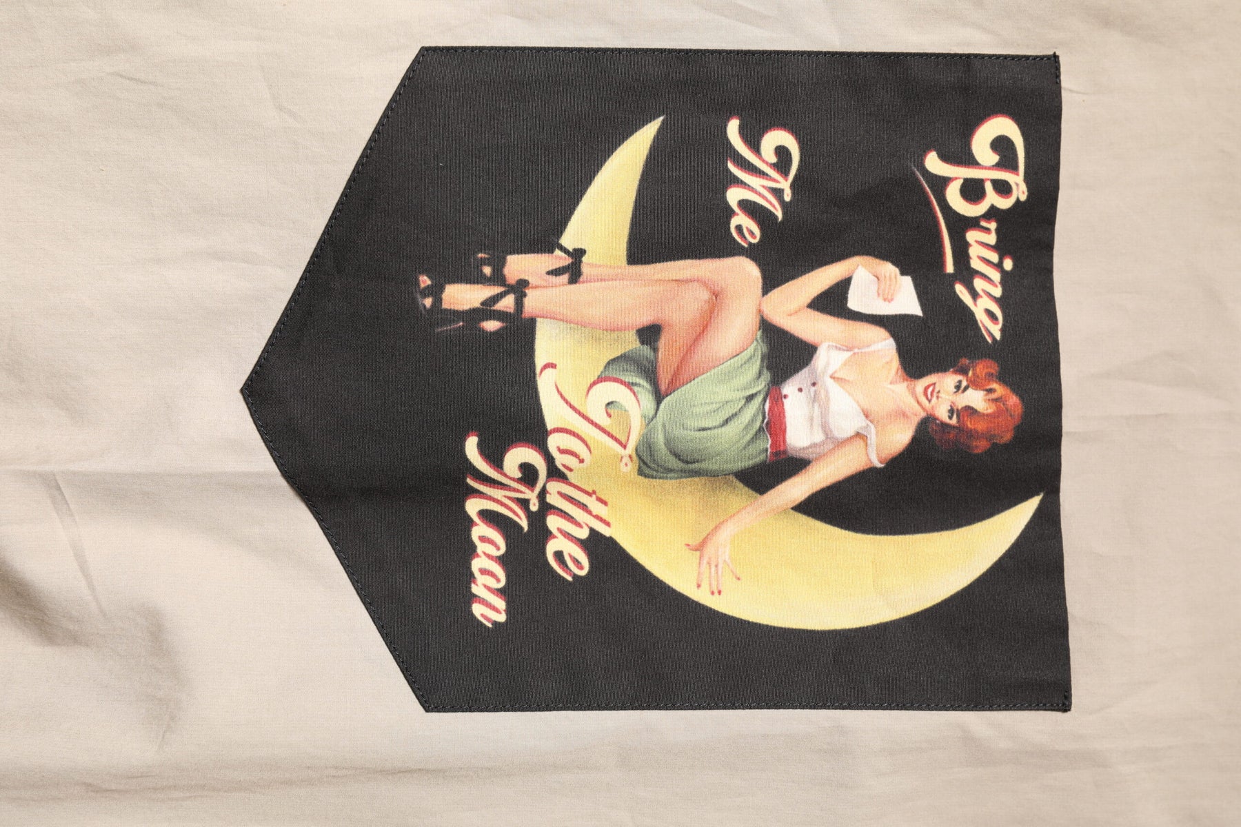 Dolce & Gabbana Beige Pin Up Print MARTINI Men Casual Shirt | Regal Royce