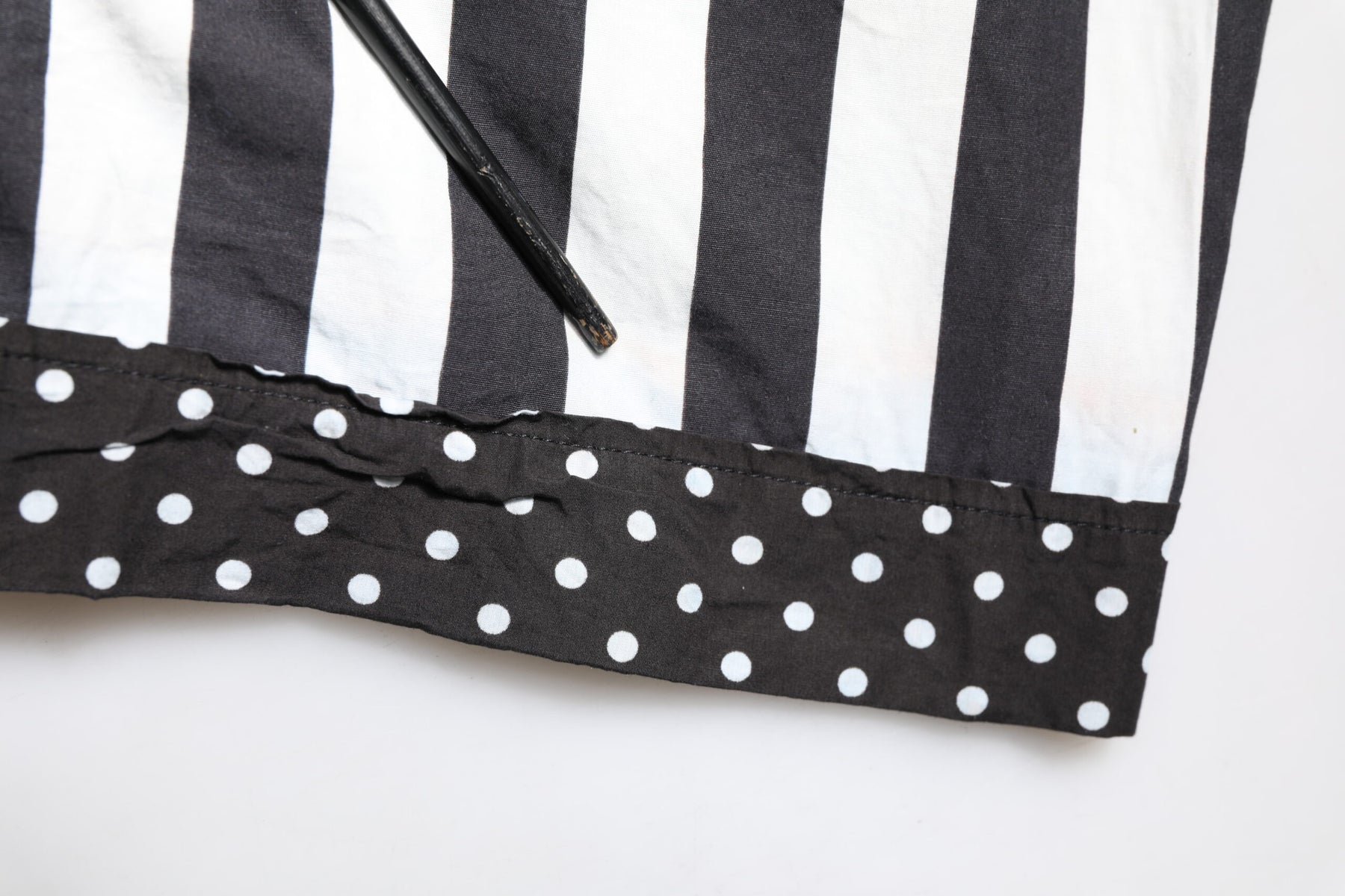 Dolce & Gabbana Black White Stripe Button Down Casual Shirt | Regal Royce