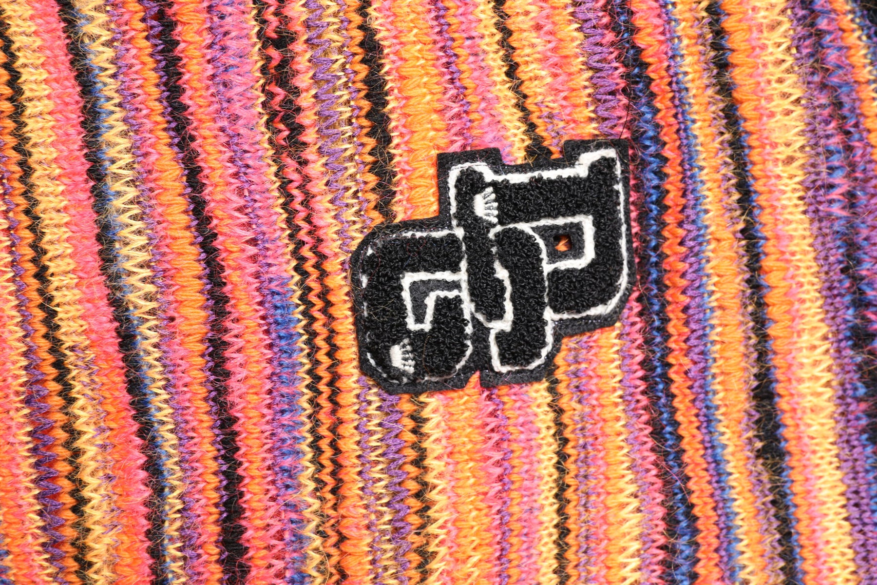 Dolce & Gabbana Multicolor Wool DGLogo Knit Pullover Sweater | Regal Royce