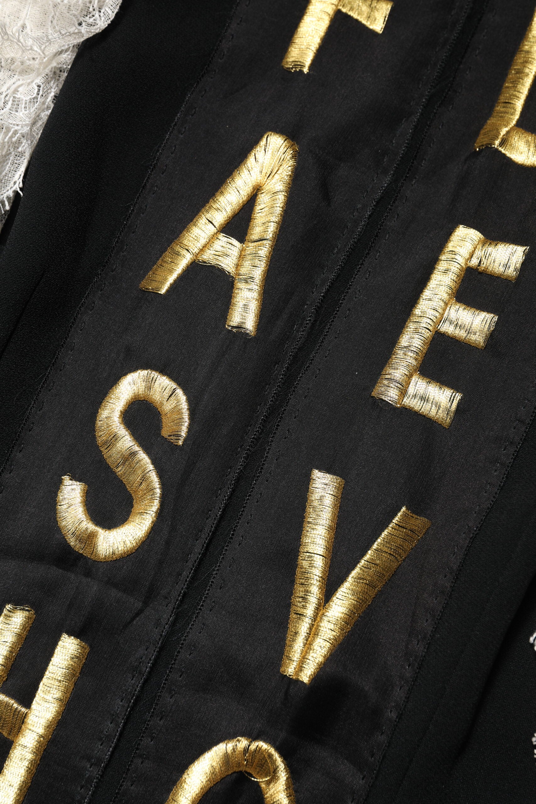 Dolce & Gabbana Black Fashion Devotion Embellish Mini Dress | Regal Royce