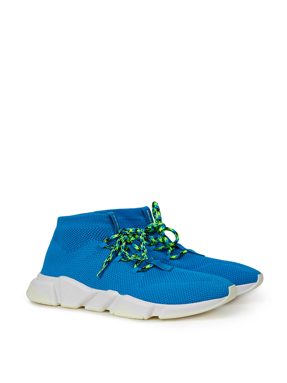 Balenciaga Blue Cotton Athletic Sneakers | Regal Royce