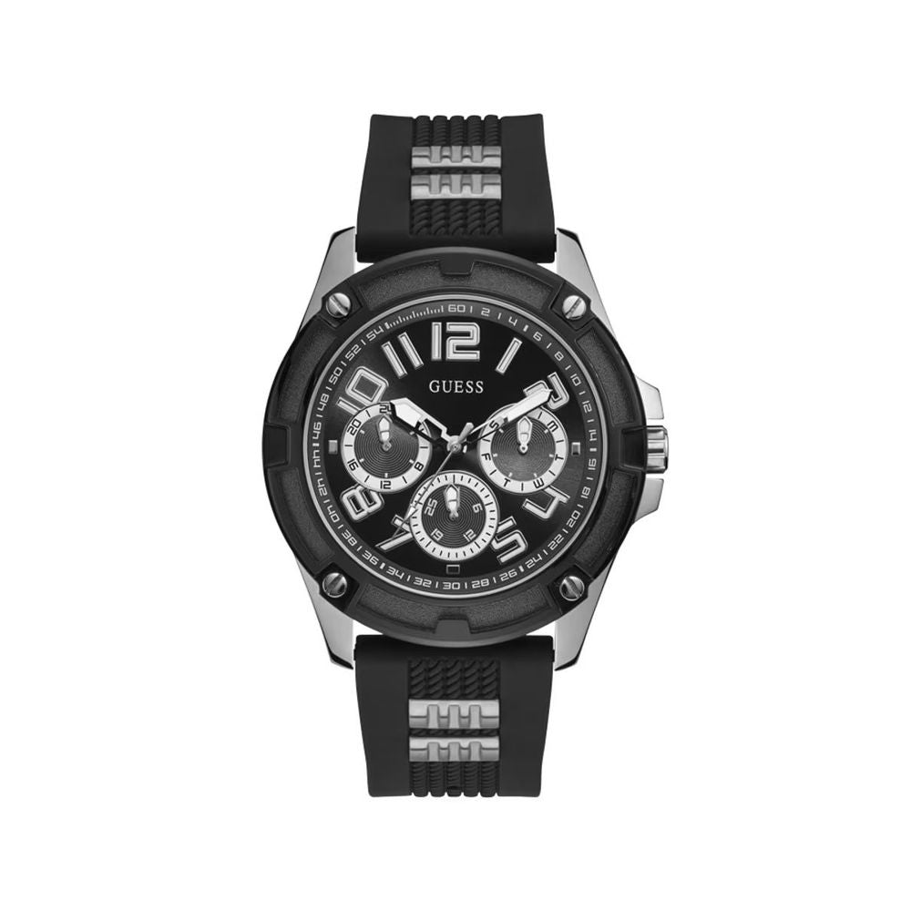 Guess Black Synthetic Sport Watch | Regal Royce