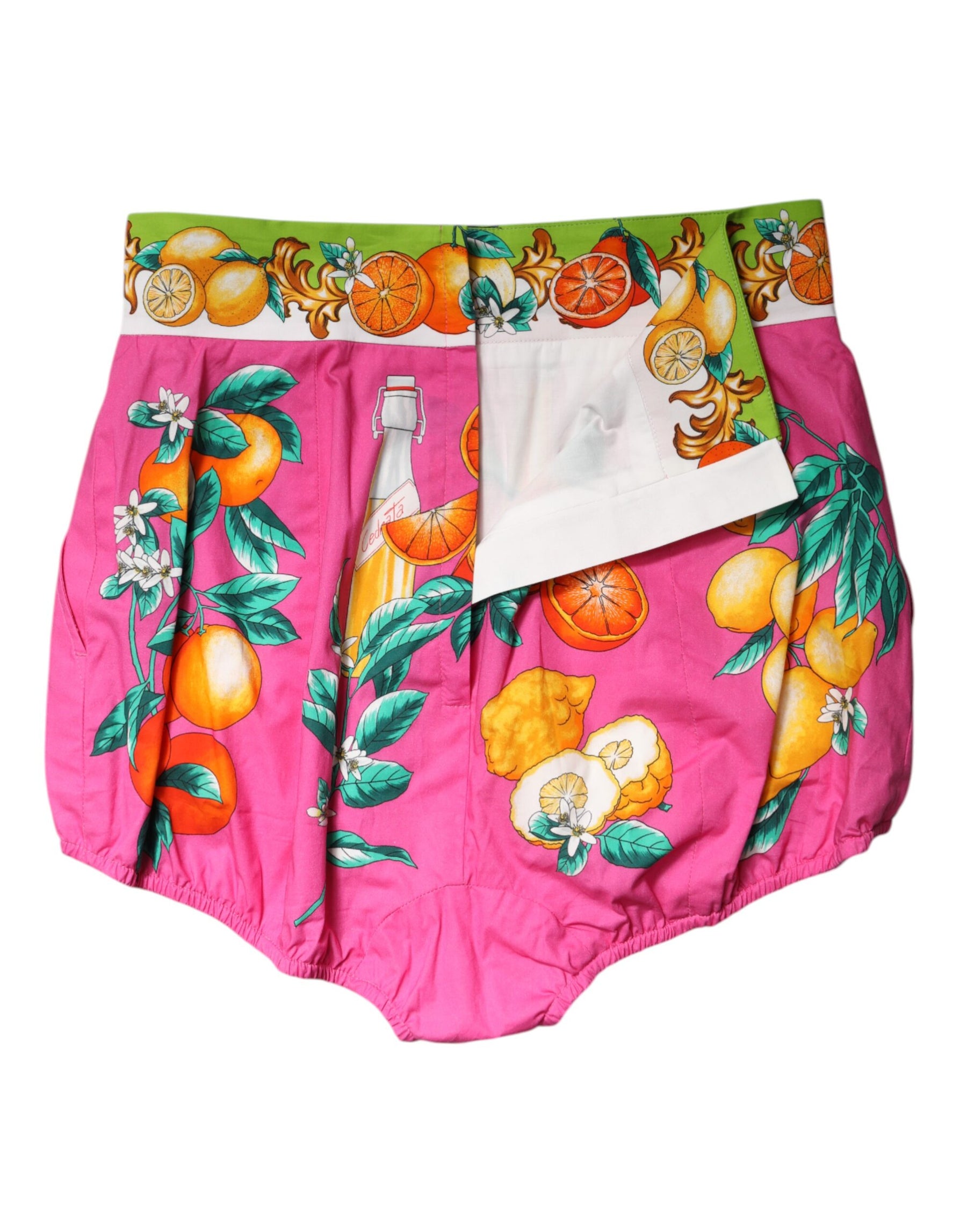 Dolce & Gabbana Pink Printed High Waist Hot Pants Shorts | Regal Royce