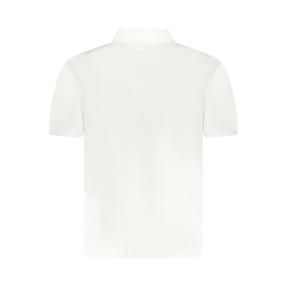 Guess Jeans White Cotton Men's Polo Shirt | Regal Royce