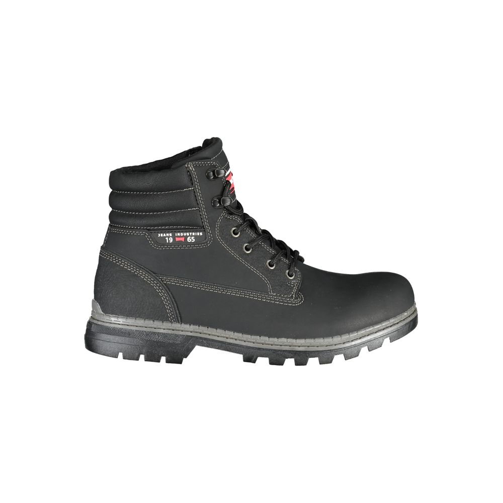 Carrera Black Polyester Men Boot | Regal Royce
