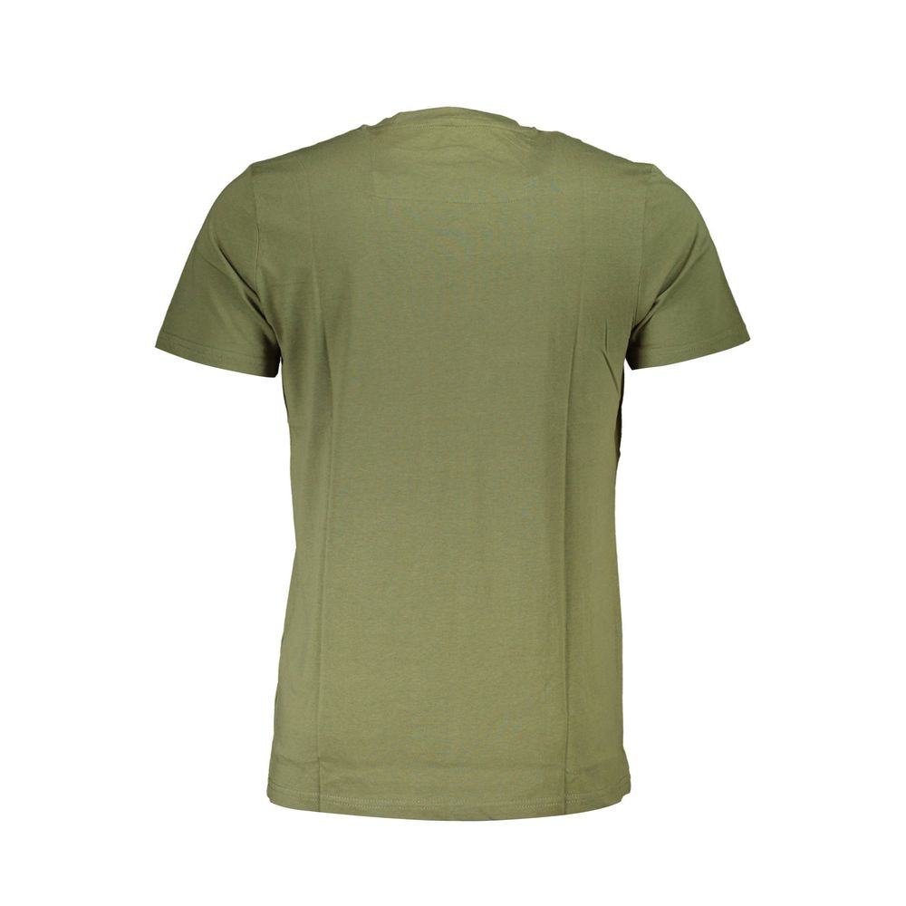 Cavalli Class Verde Cotton Men T-Shirt | Regal Royce