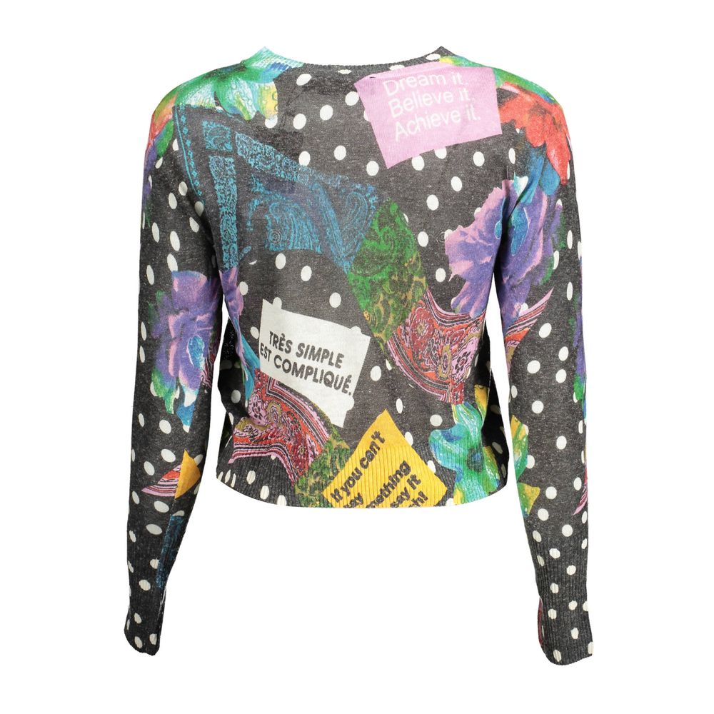 Desigual Black Acrylic Women Sweater | Regal Royce