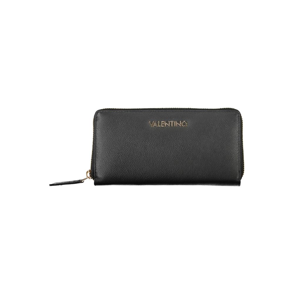 Mario Valentino Black Polyurethane Women Wallet | Regal Royce