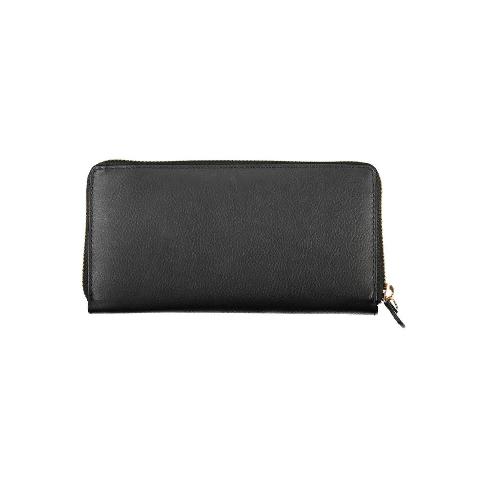 Mario Valentino Black Polyurethane Women Wallet | Regal Royce