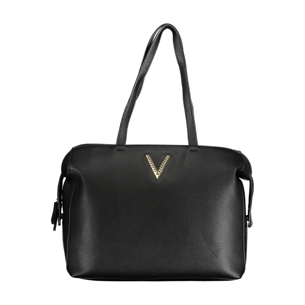 Mario Valentino Black Polyurethane Women's Bag | Regal Royce