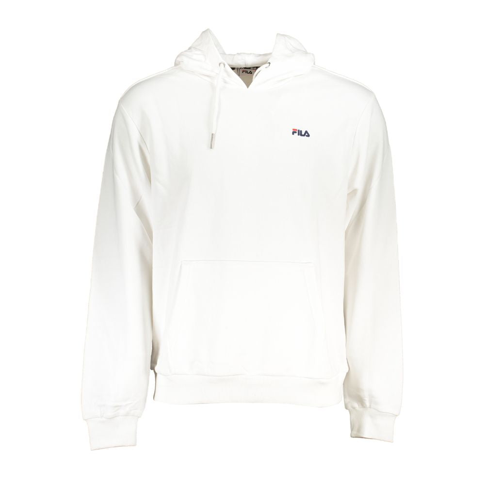 Fila White Cotton Men's Hoodie | Regal Royce