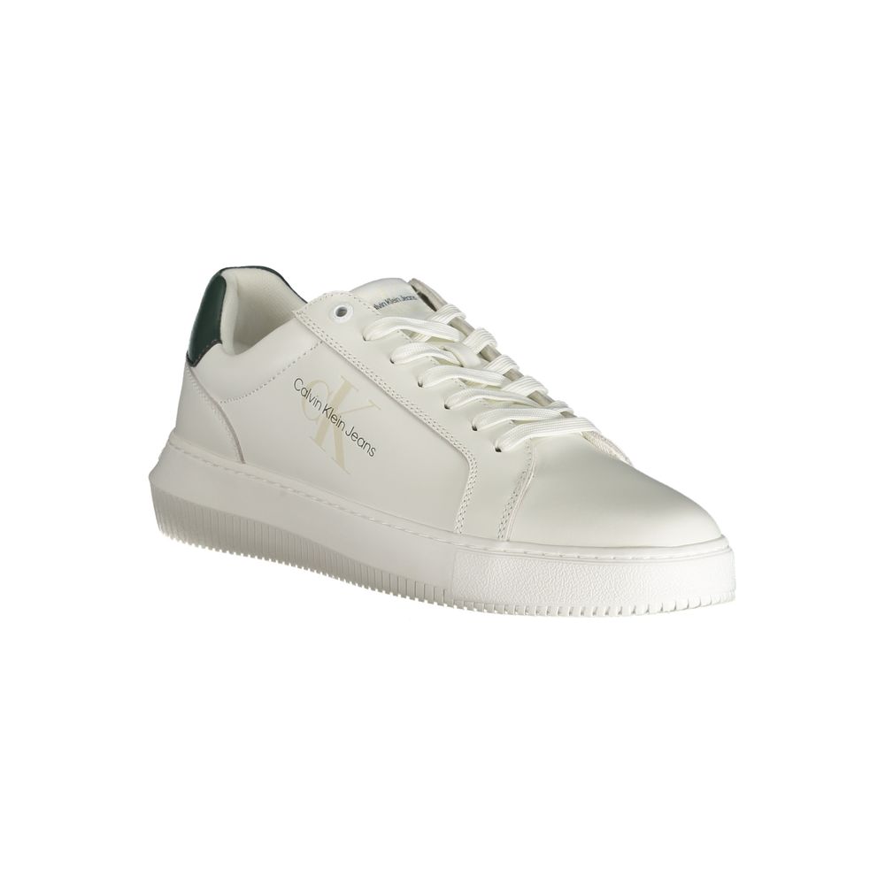 Calvin Klein Bianco Leather Men Sneaker | Regal Royce