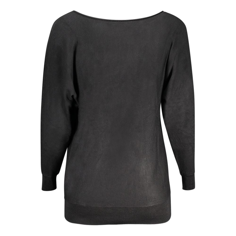 Guess Jeans Black Viscosa Women Sweater | Regal Royce