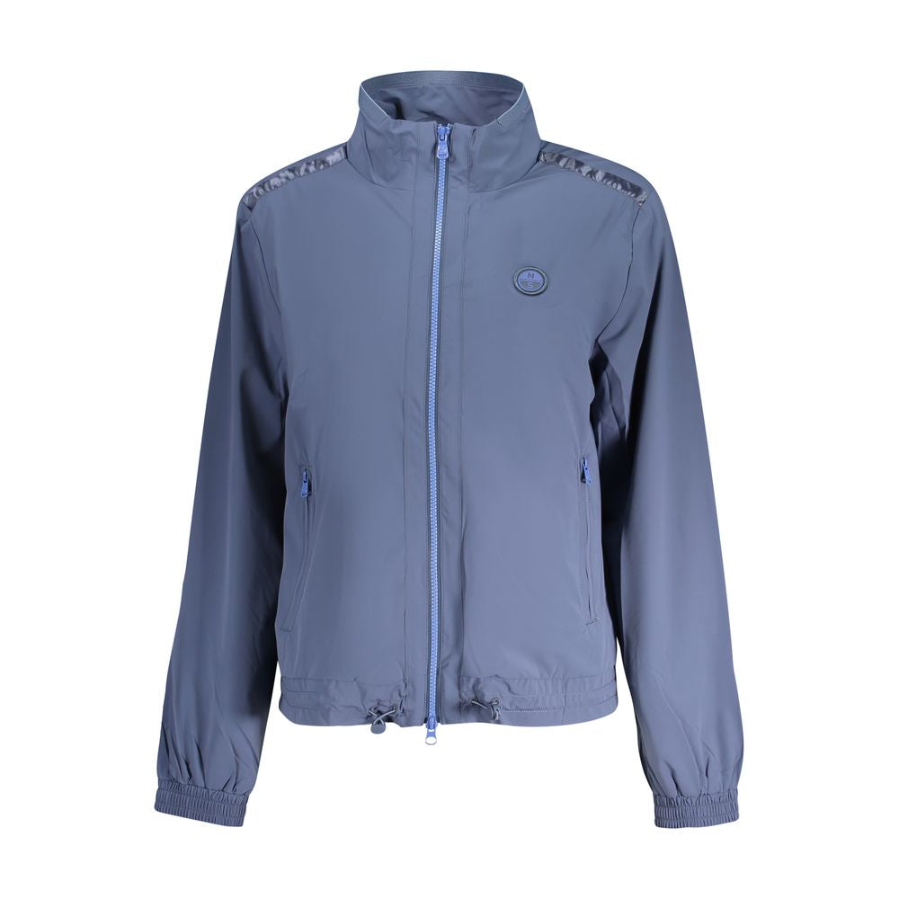 North Sails Blue Nylon Women Jacket | Regal Royce