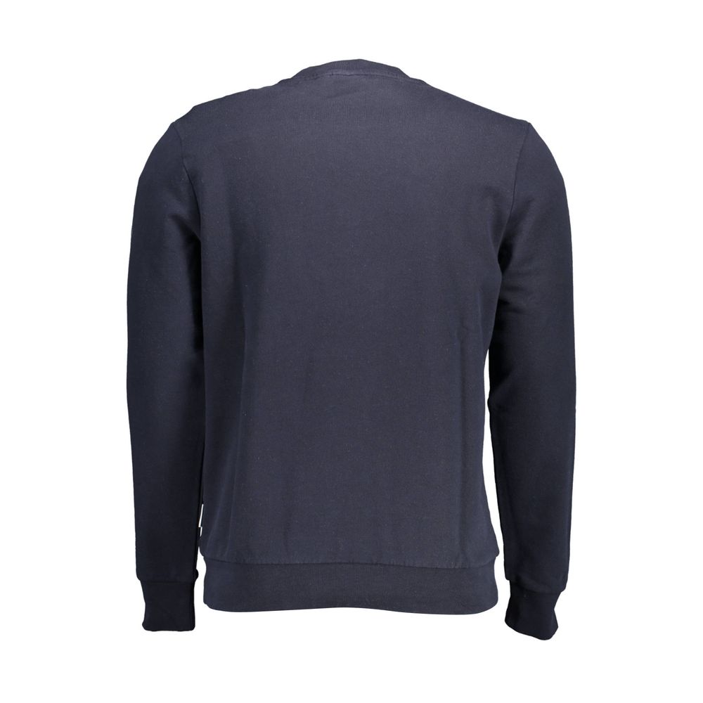 Napapijri Blue Cotton Men's Sweatshirt | Regal Royce
