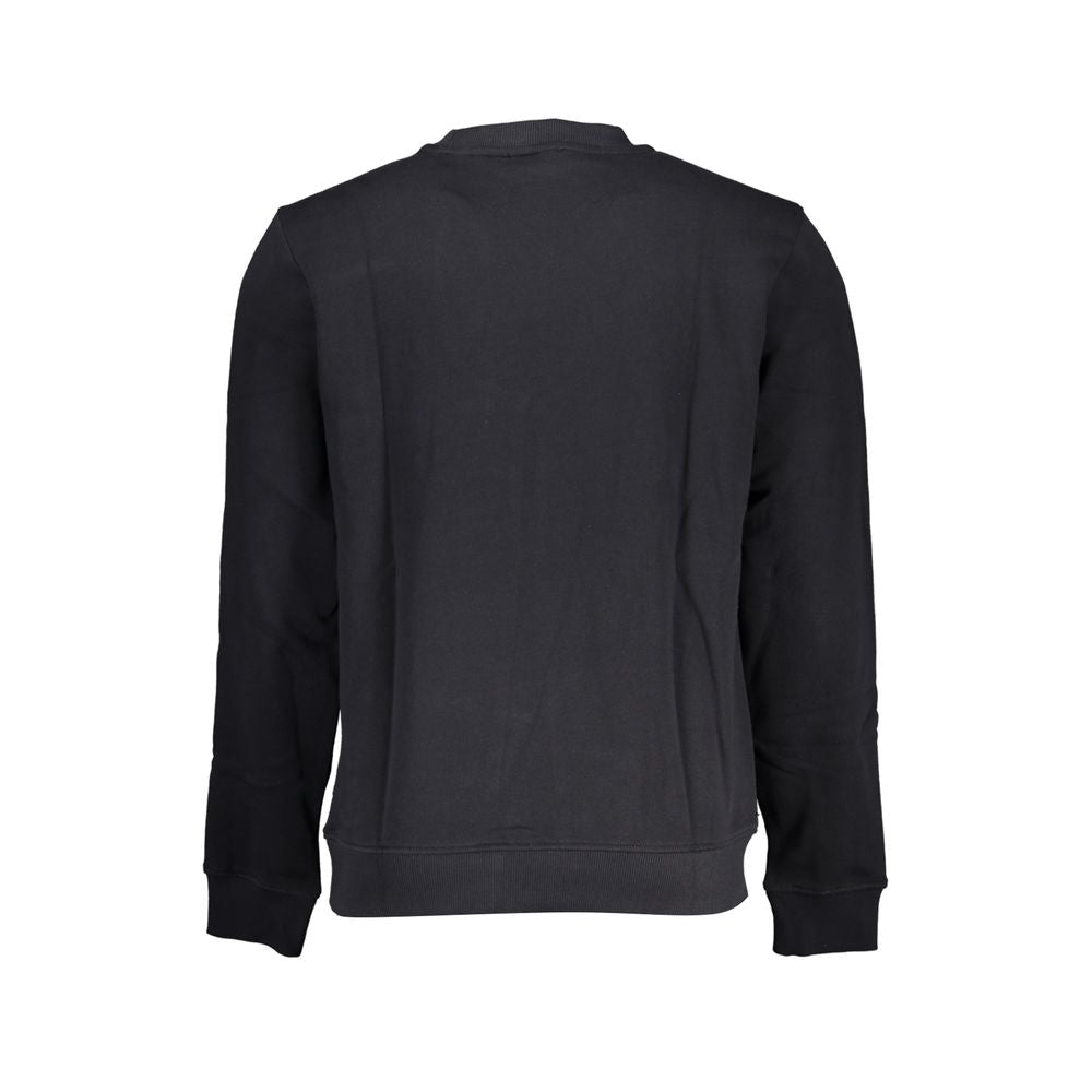 Napapijri Black Cotton Men Sweatshirt | Regal Royce