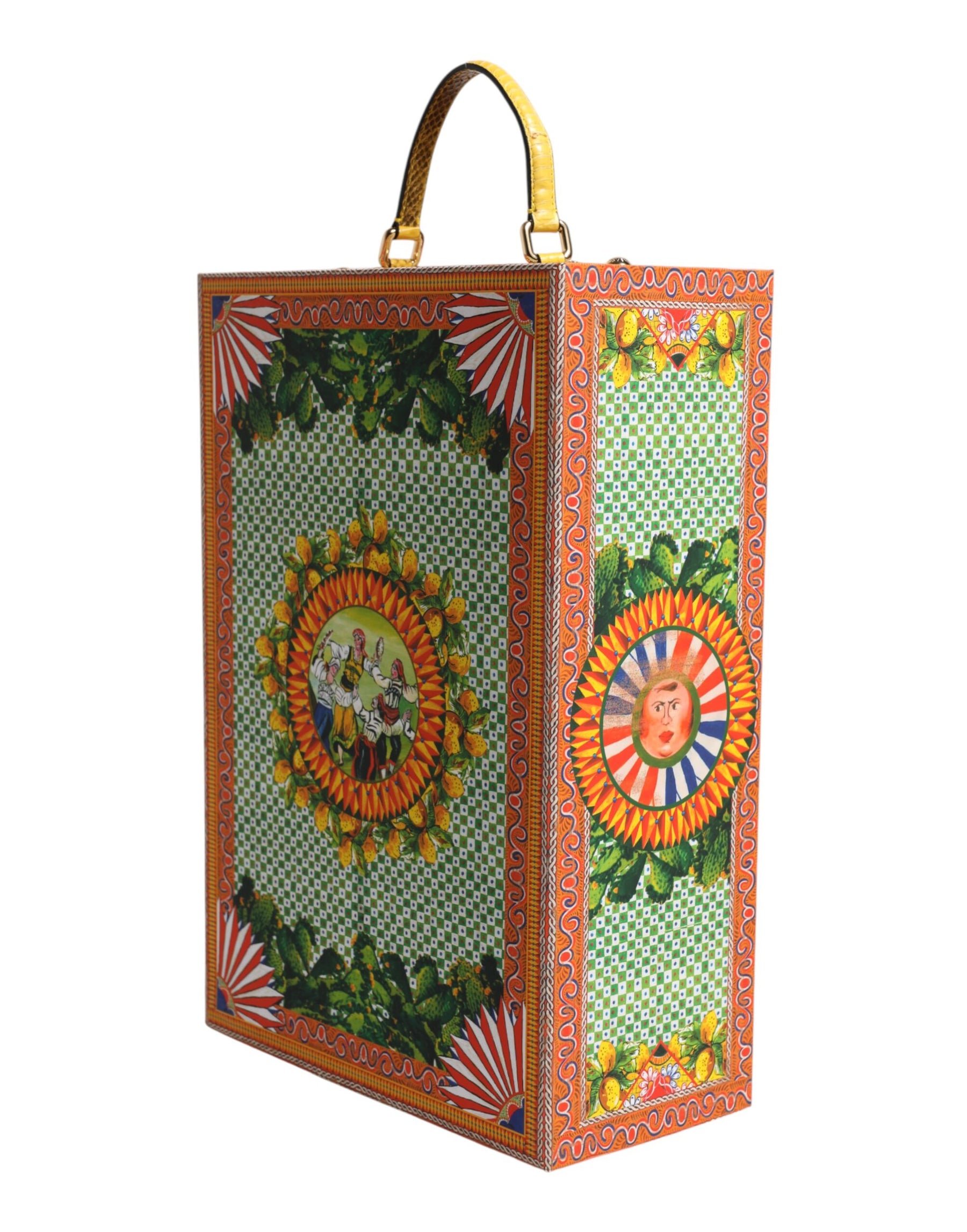 Dolce & Gabbana Red Dress Ceramic Porcelain Fashion Box Leather Sicily Dolls | Regal Royce