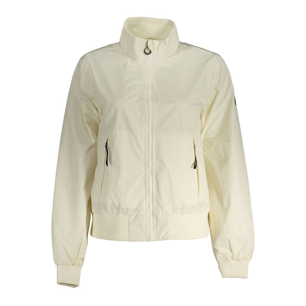 North Sails White Polyester Women Jacket | Regal Royce