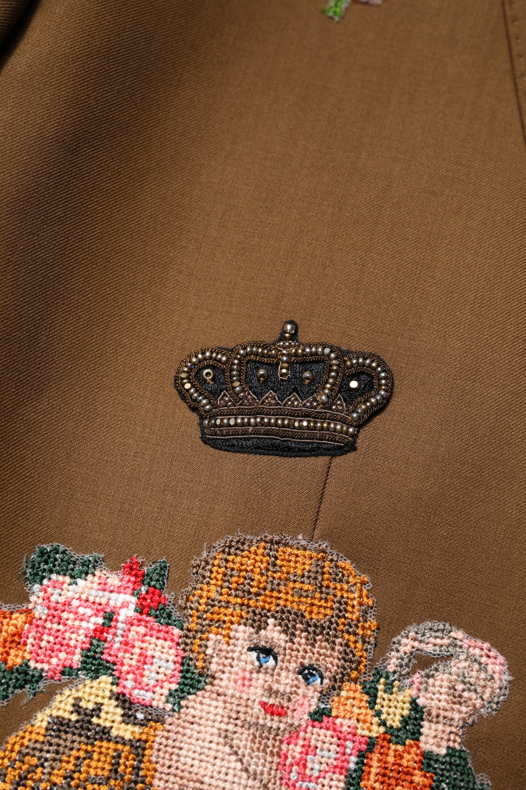 Dolce & Gabbana Brown MARTINI Single Breasted Coat Blazer | Regal Royce