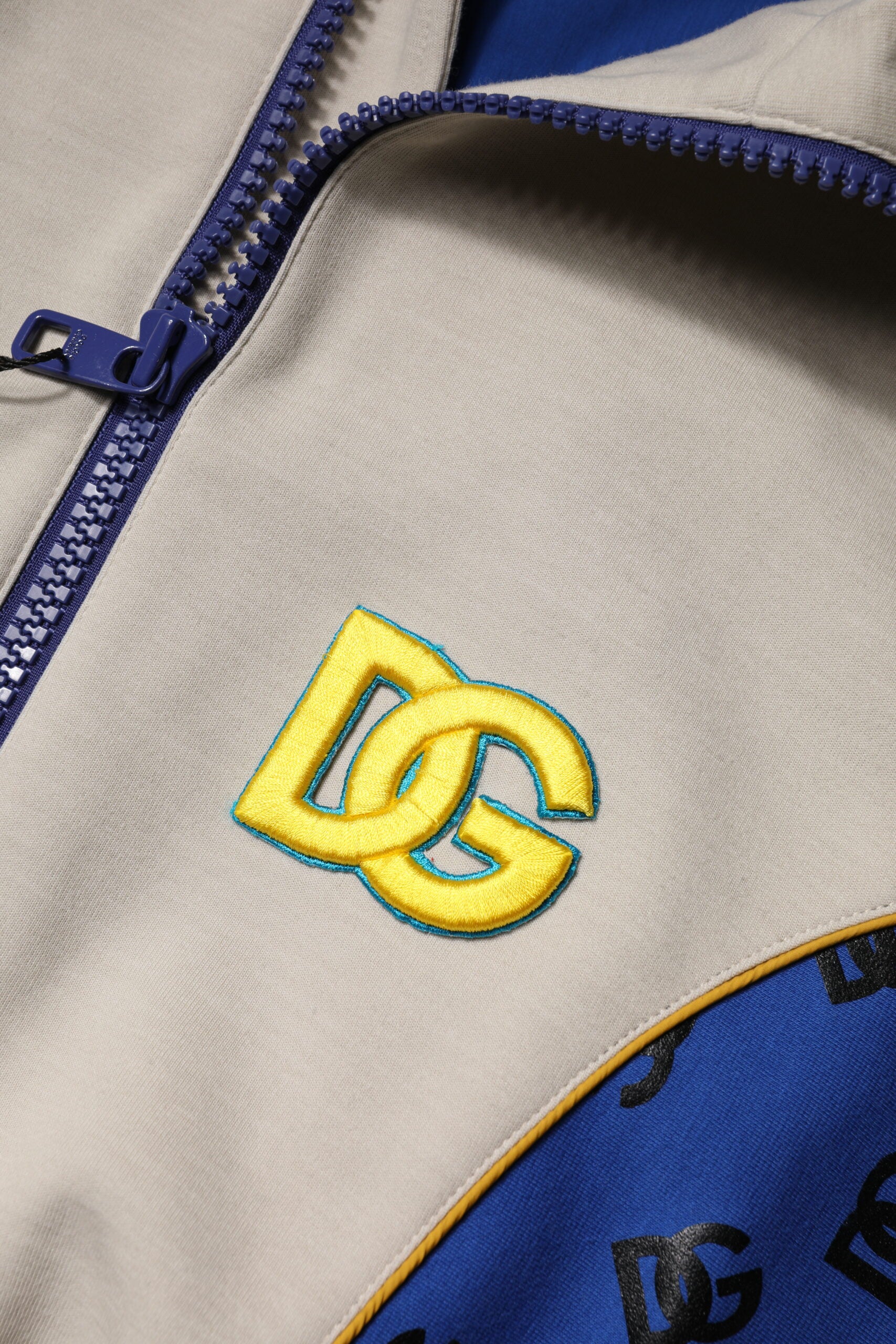 Dolce & Gabbana Multicolor Polyester Full Zip Bomber Jacket | Regal Royce