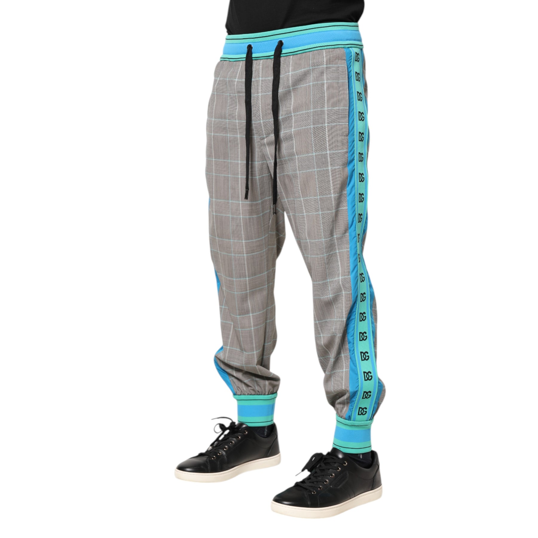 Dolce & Gabbana Multicolor Cotton Men Jogger Sweatpants Pants | Regal Royce