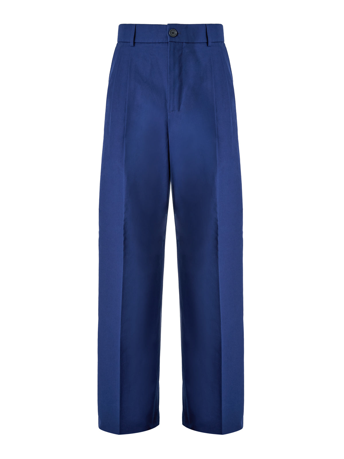 Gucci Blue Classic Cotton Pants | Regal Royce