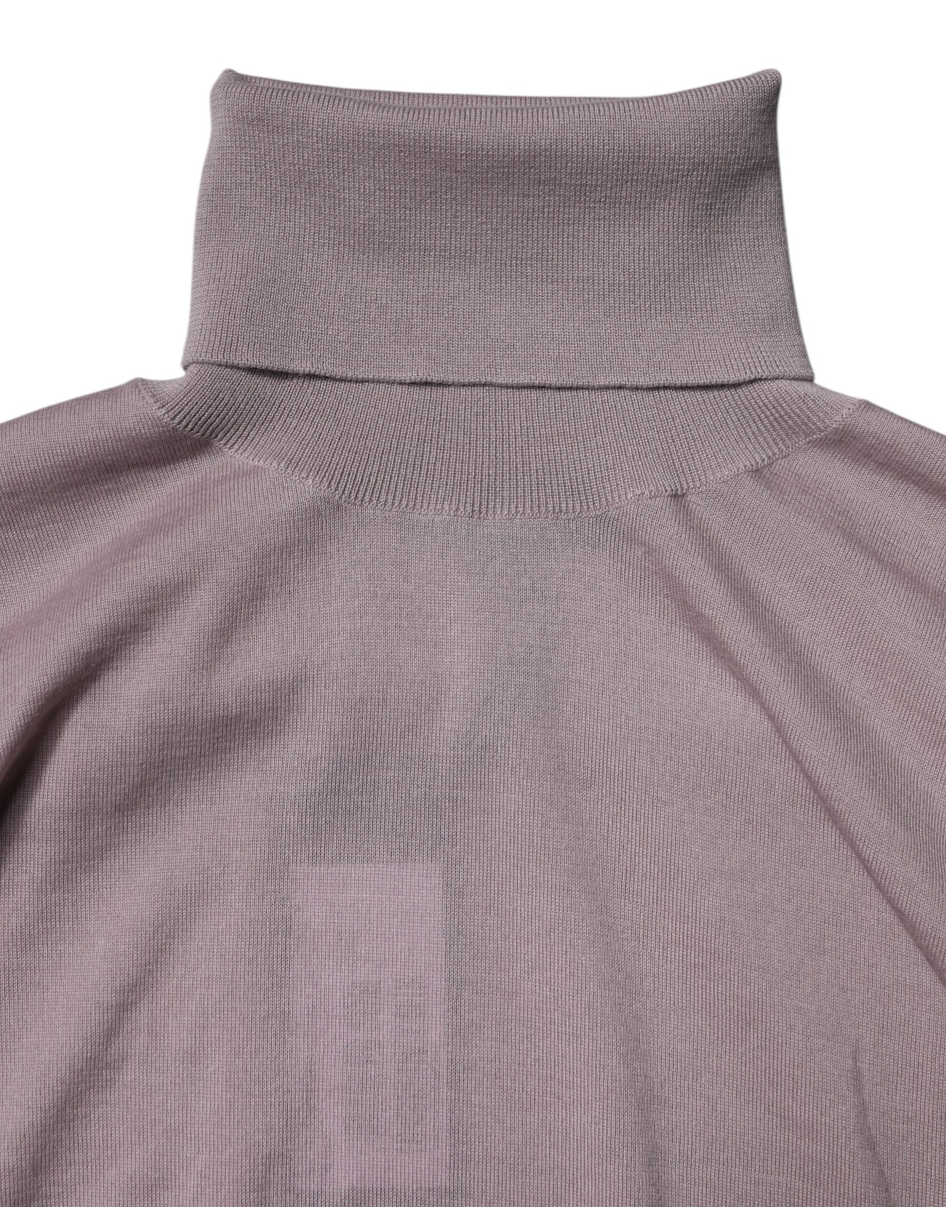 Dolce & Gabbana Brown Cashmere Knitted Men Pullover Sweater