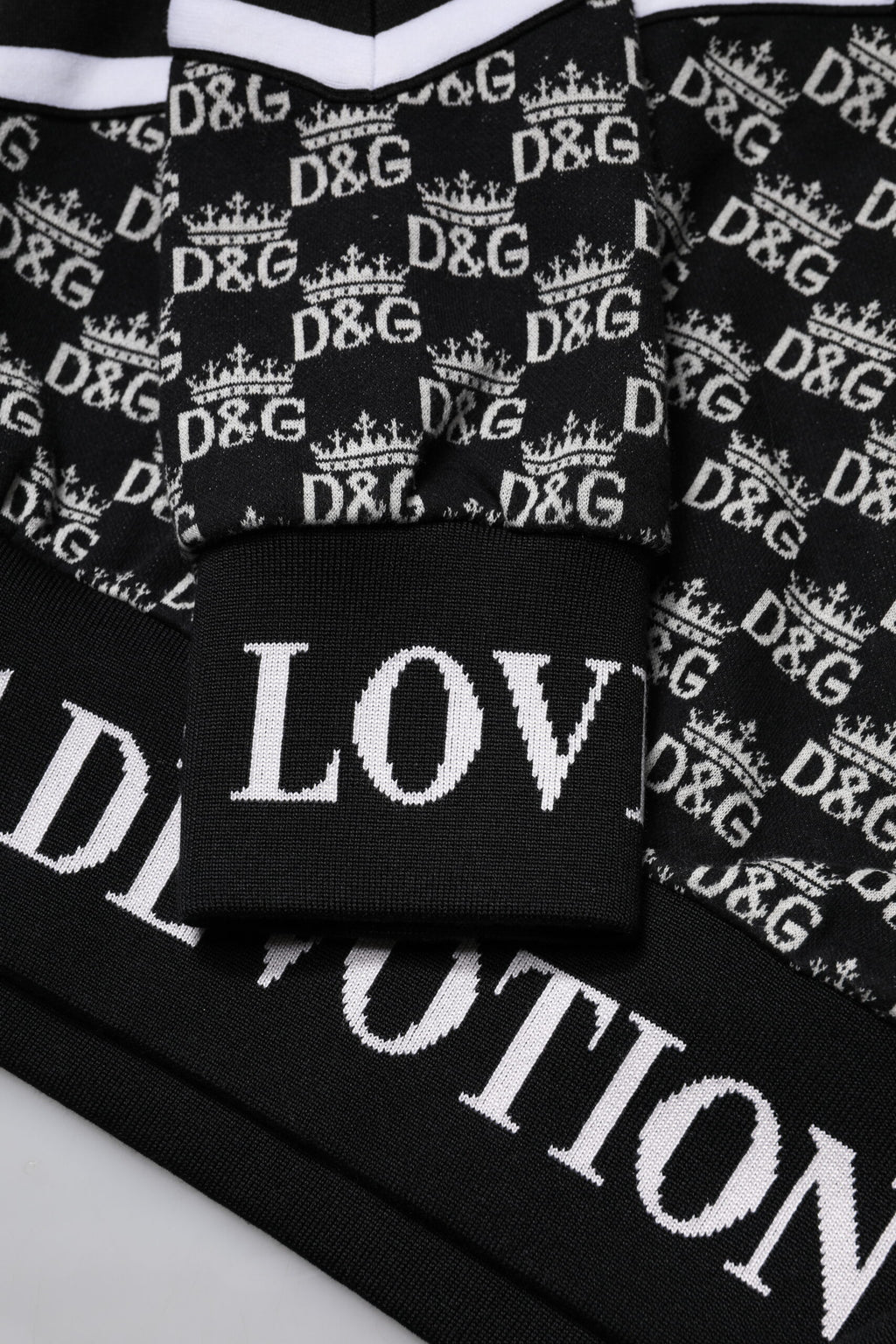 Dolce & Gabbana Multicolor Cotton Crew Neck Pullover Sweater