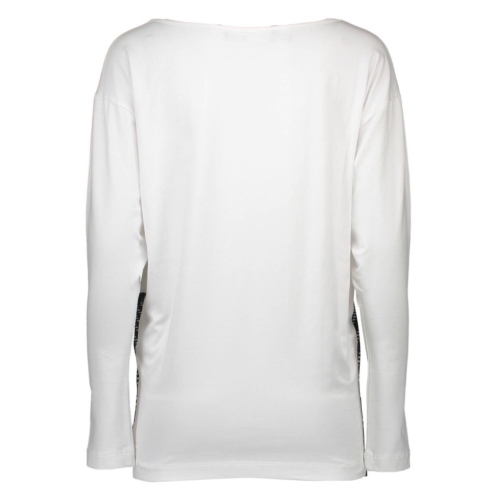 Love Moschino Bianco Cotton Women T-Shirt | Regal Royce