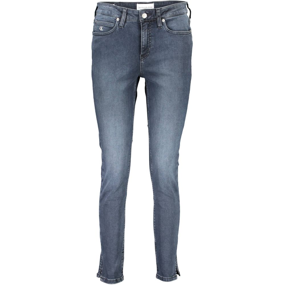 Calvin Klein Blu Cotton Women Skinny Jean | Regal Royce