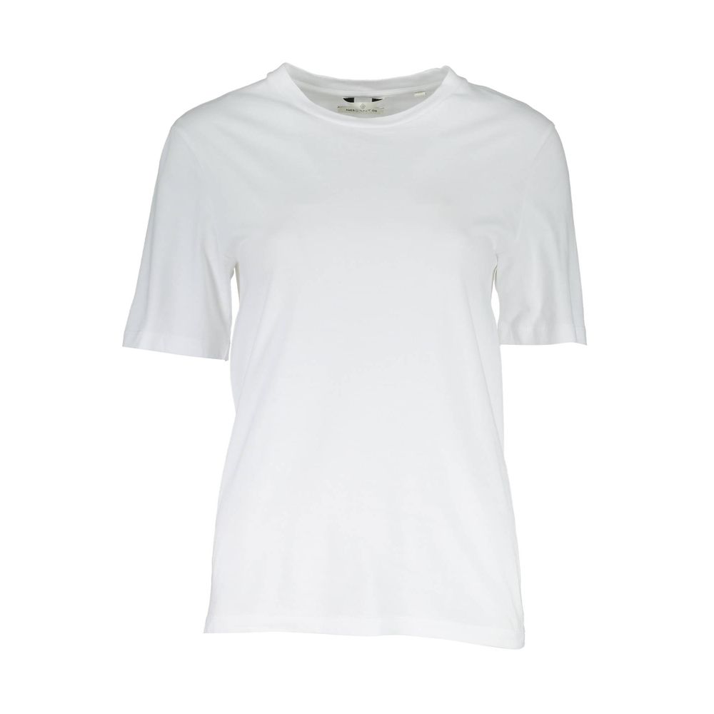 Gant White Cotton T-Shirt