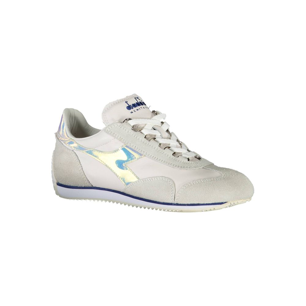 Diadora Bianco Leather Women Sneaker | Regal Royce