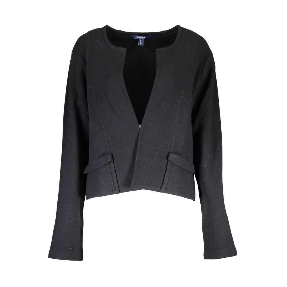 Gant Black Wool Women Cardigan | Regal Royce