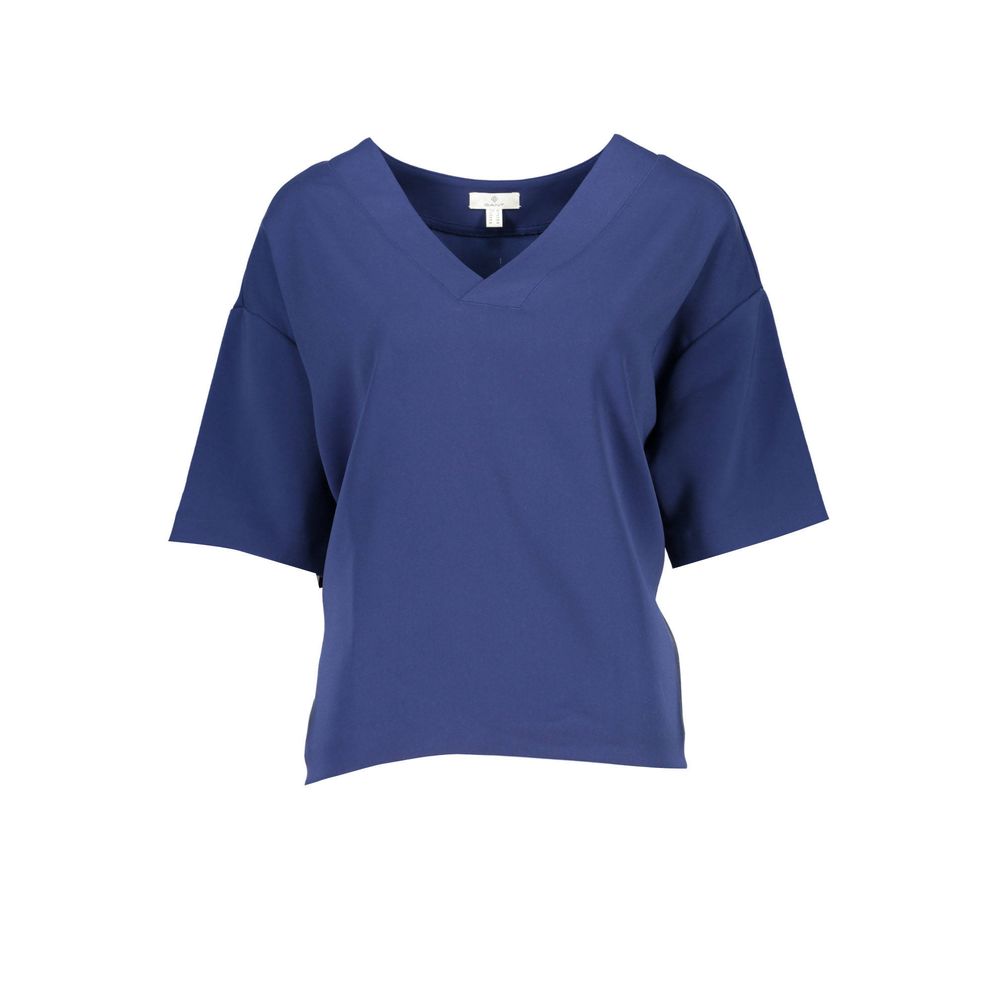 Gant Blue Cotton Women T-Shirt | Regal Royce
