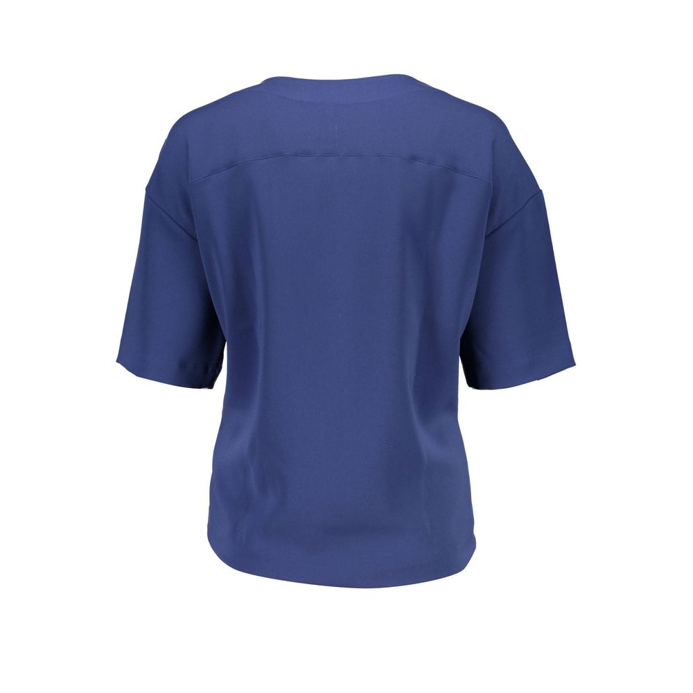 Gant Blue Cotton Women T-Shirt | Regal Royce
