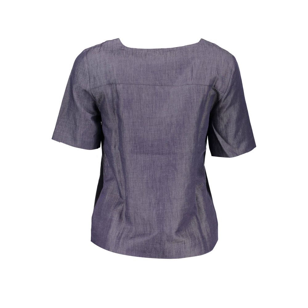 Gant Blue Cotton Women's T-Shirt | Regal Royce